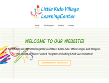 Tablet Screenshot of littlekidsvillage.com
